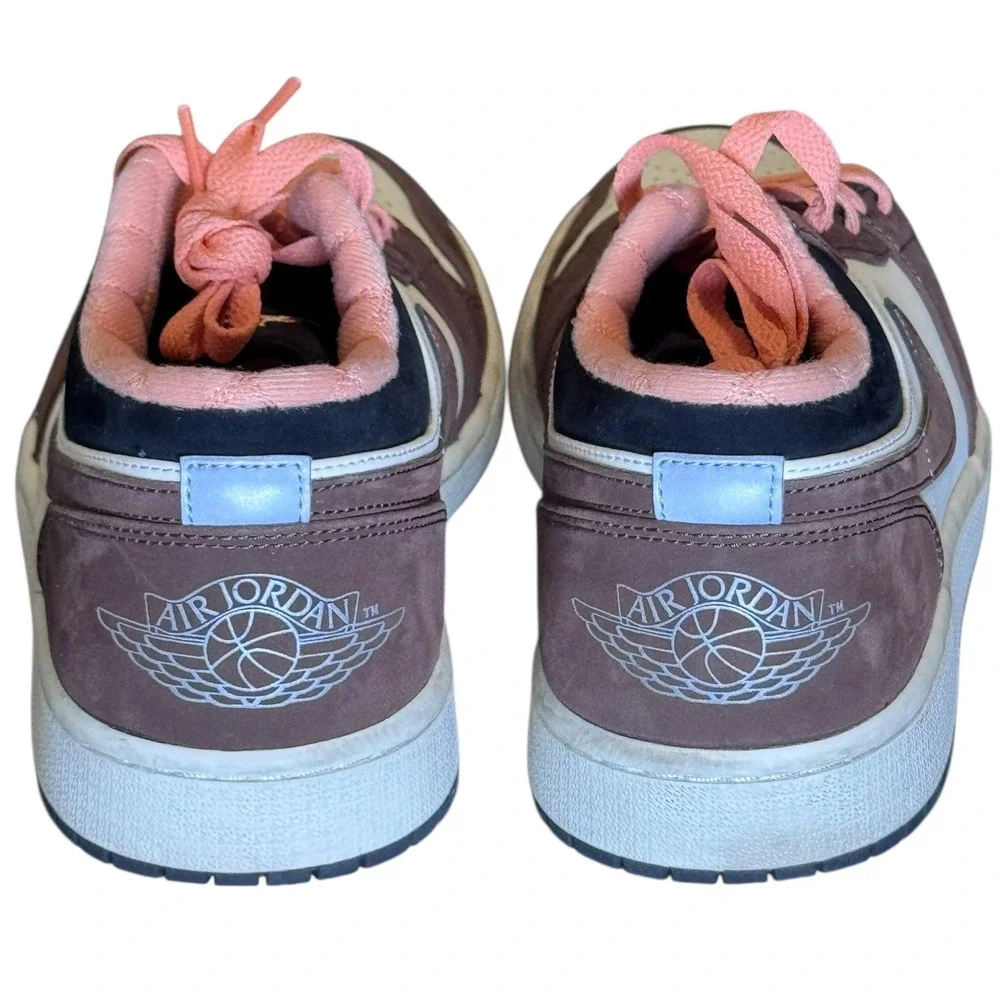 Air Jordan 1 Low SE Mocha White Pink laces‎ Men's Size 11 DC6991-200
